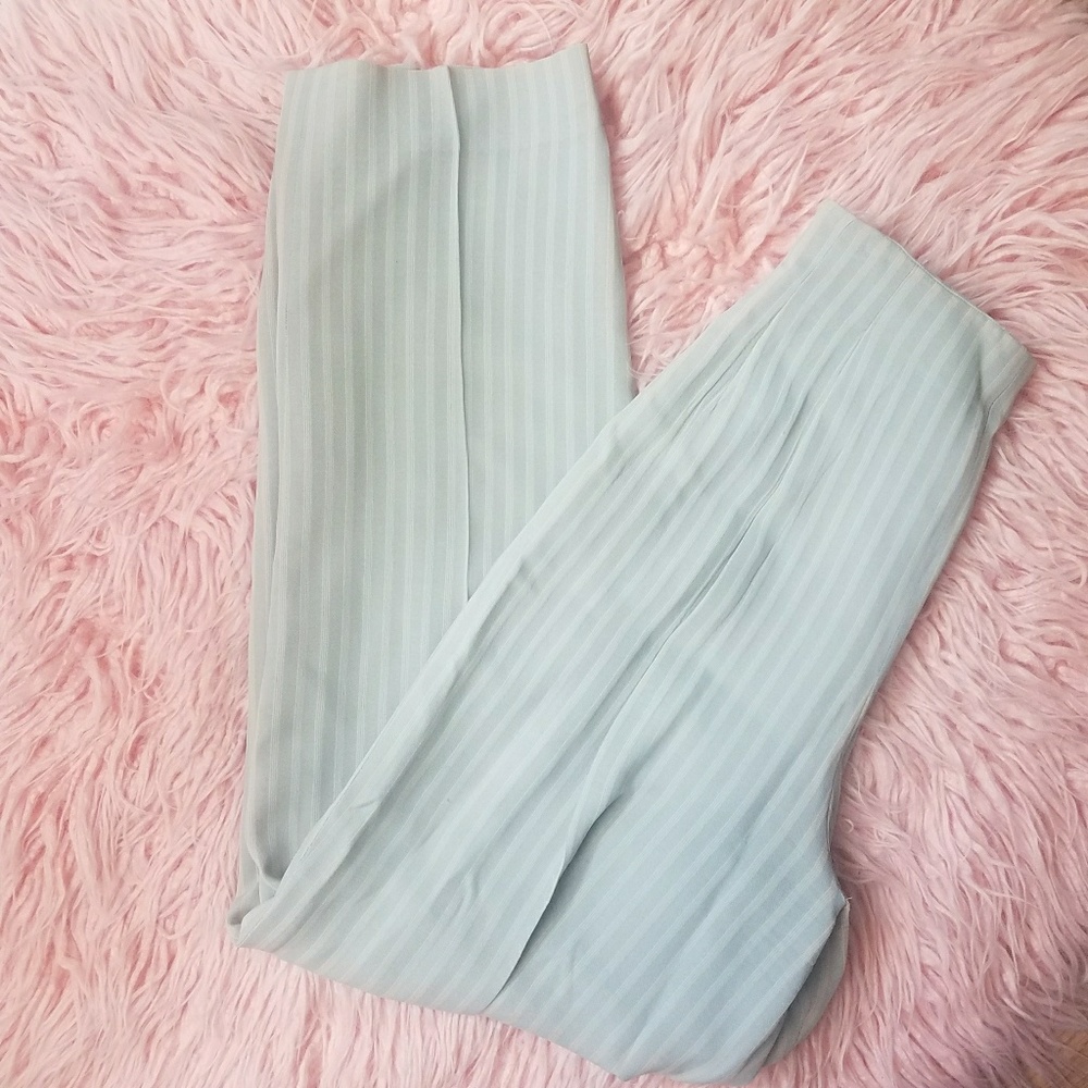 High waisted Emanuel Ungaro pinstripe trouser - Picture 2 of 8